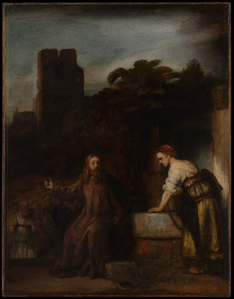 Kristus och samariten - Rembrandt
