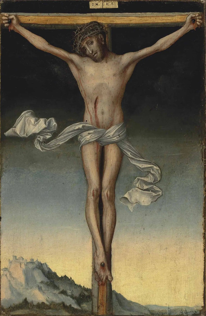 Kristus på korset - Lucas Cranach den äldre