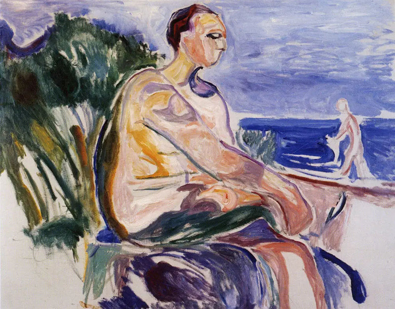 Christian Gierløff i Åsgårdstrand - Edvard Munch