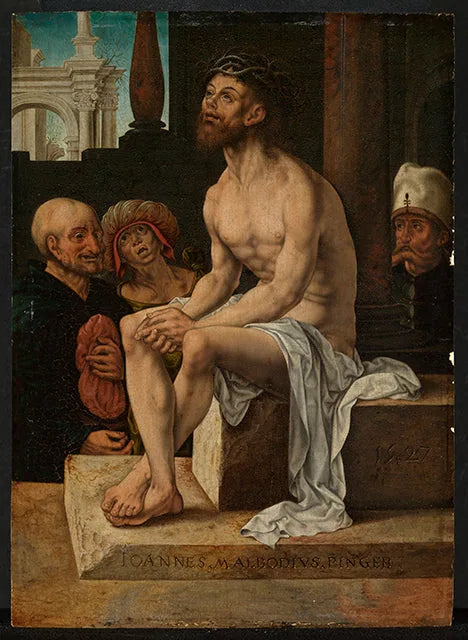 Christus rust efter piskan - Jan Gossaert