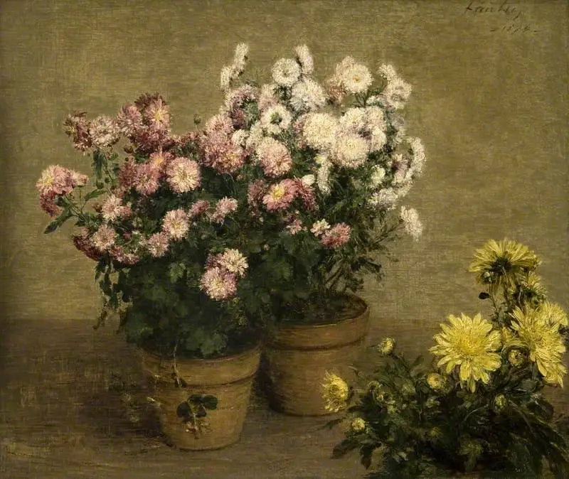 Krysantemum - Henri Fantin-Latour