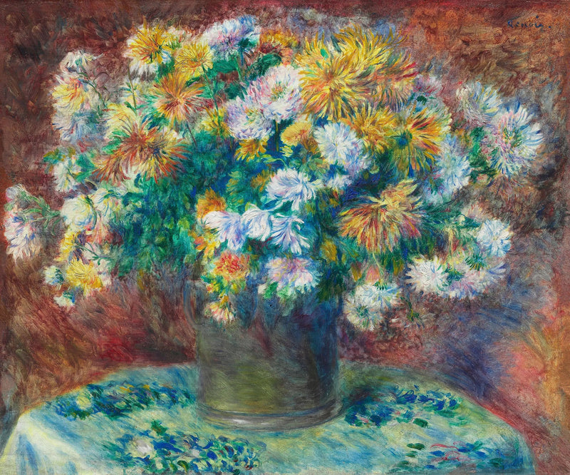 Krysantemum - Pierre-Auguste Renoir