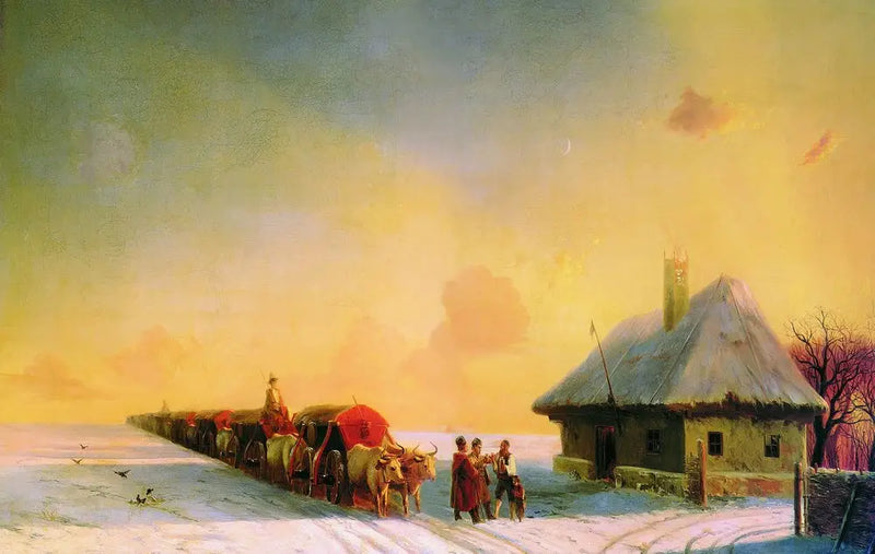 Chumaks i Lilla Ryssland - Ivan Aivazovskij