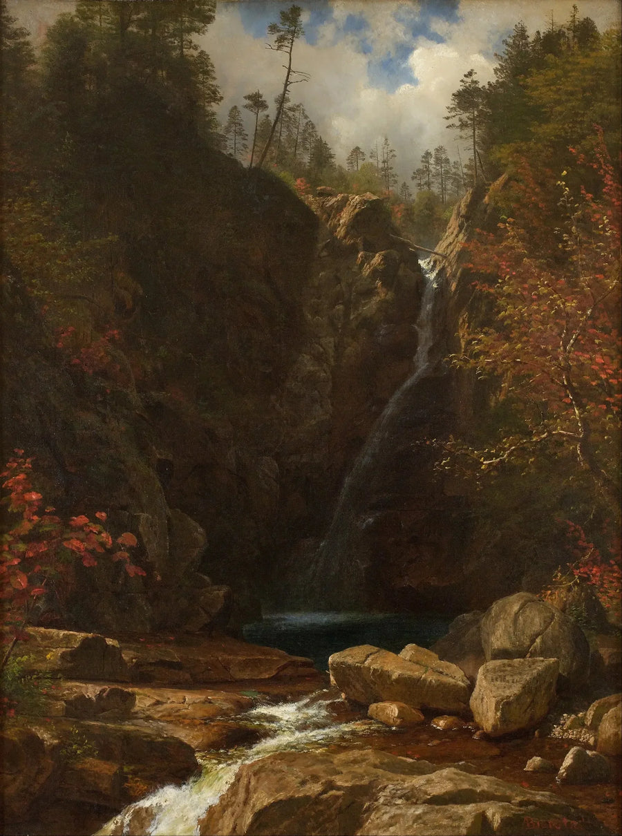 Glen Ellis-fallen - Albert Bierstadt