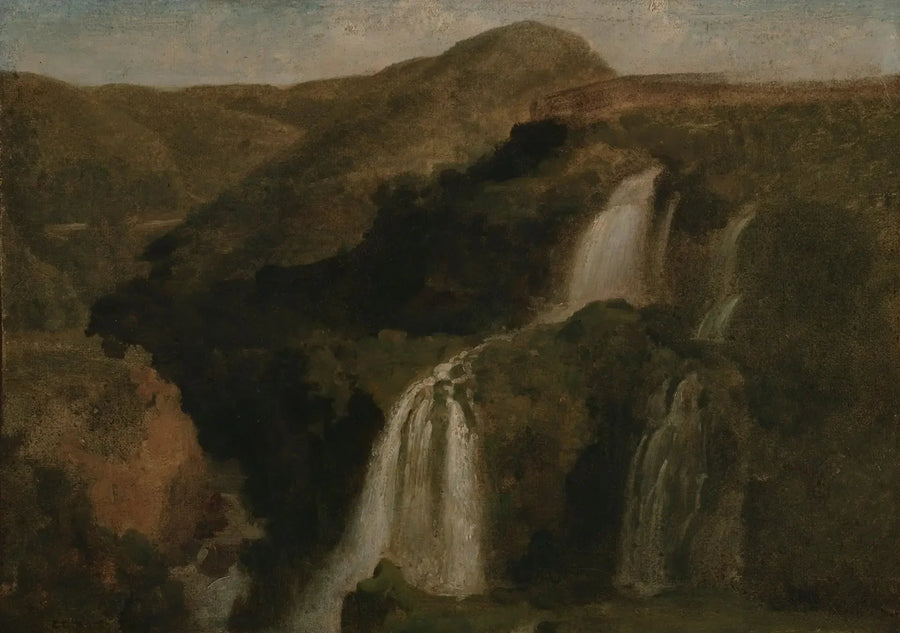 Tivoli-fall - Jean-Baptiste Camille Corot