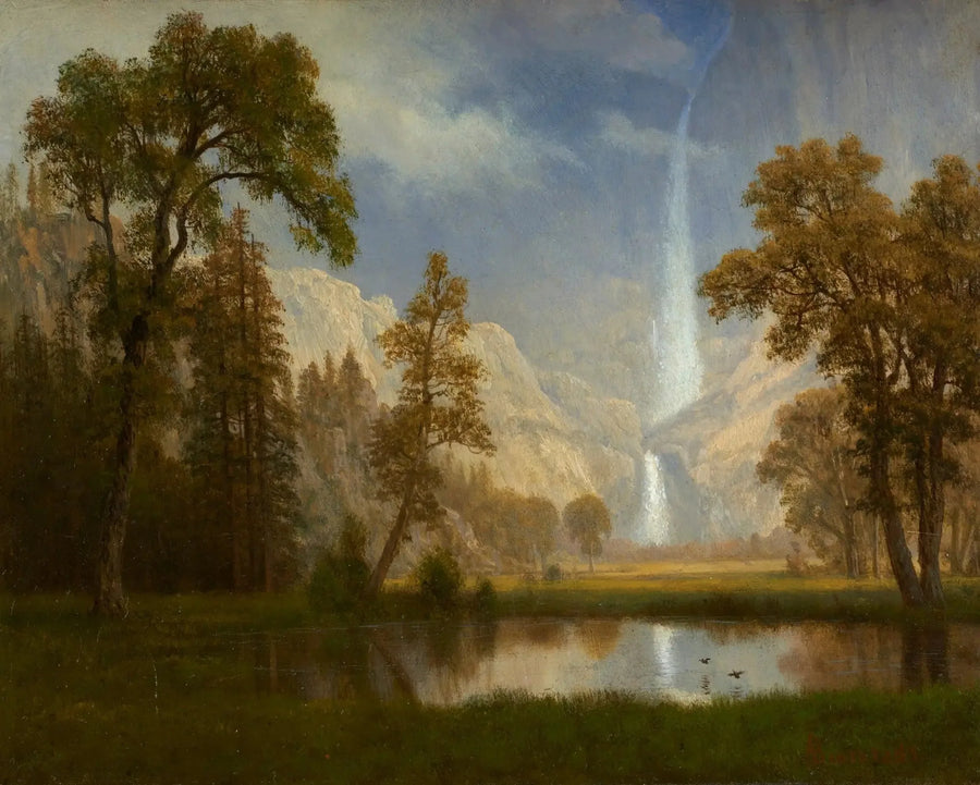 Yosemite Fall - Albert Bierstadt