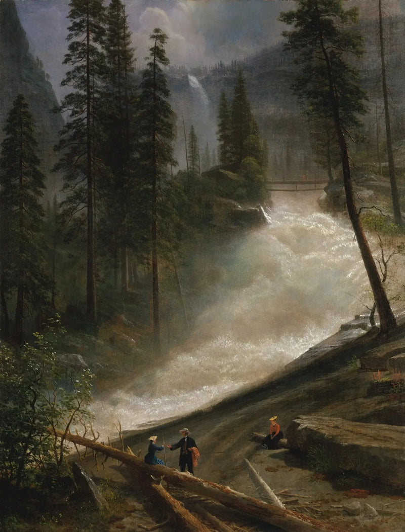 Nevadas fall, Yosemite - Albert Bierstadt