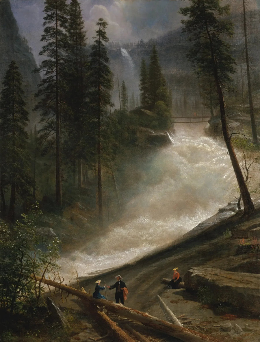 Nevadas fall, Yosemite - Albert Bierstadt