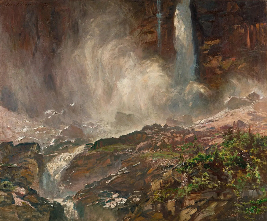 Yoho-fallen - John Singer Sargent