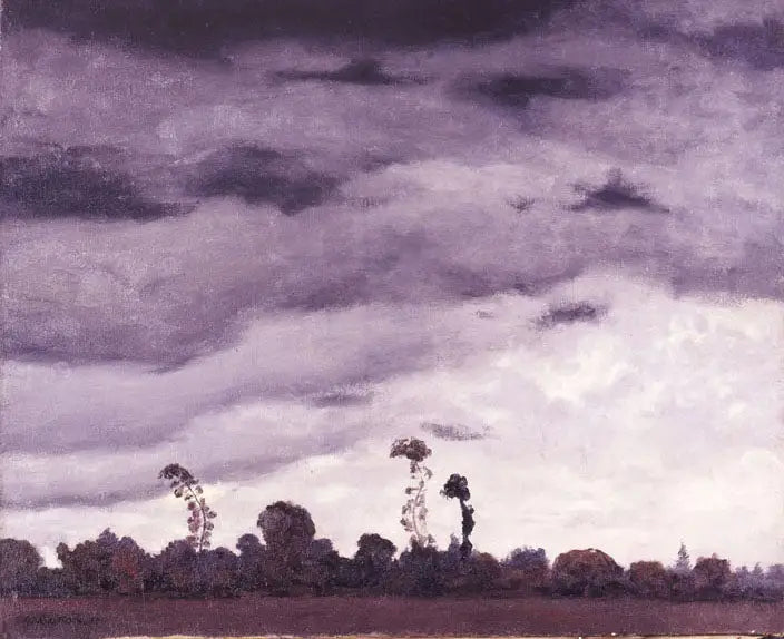 Grå himmel, svart himmel - Félix Vallotton