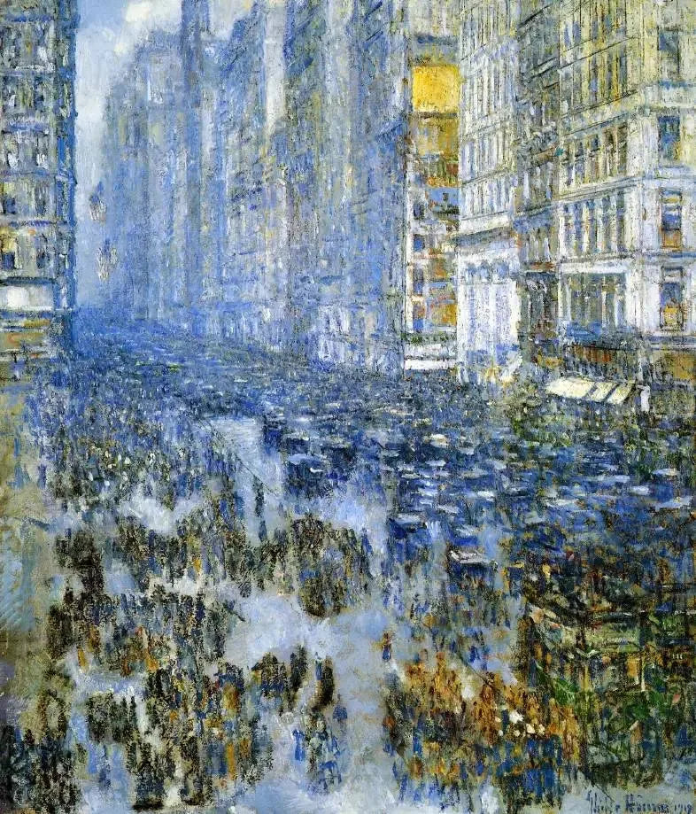 Fjärde Avenue - Childe Hassam