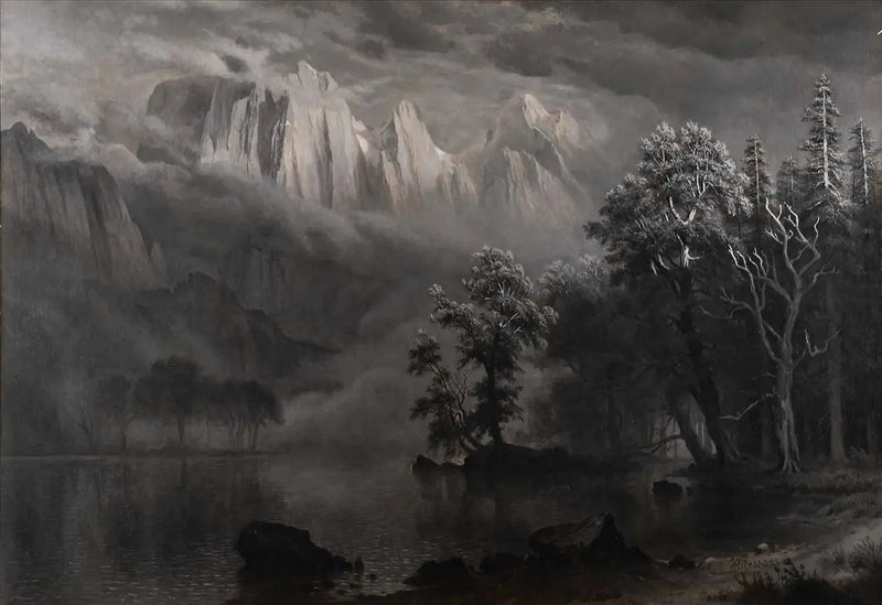 Månljus i Yosemite - Albert Bierstadt
