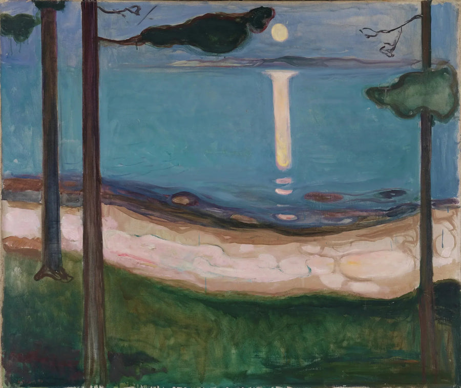 Månsken - Edvard Munch