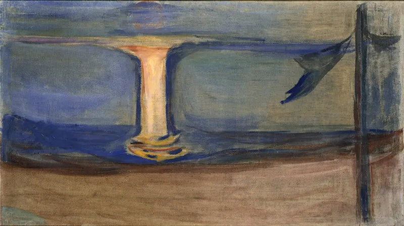 Månsken över havet (Frise Reinhardt) - Edvard Munch
