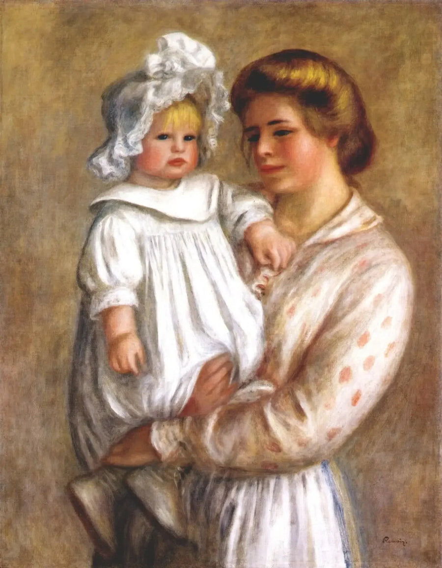 Claude och Renée - Pierre-Auguste Renoir