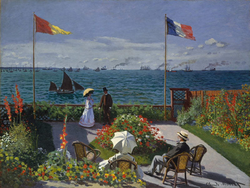 Terrass i Sainte-Adresse - Claude Monet