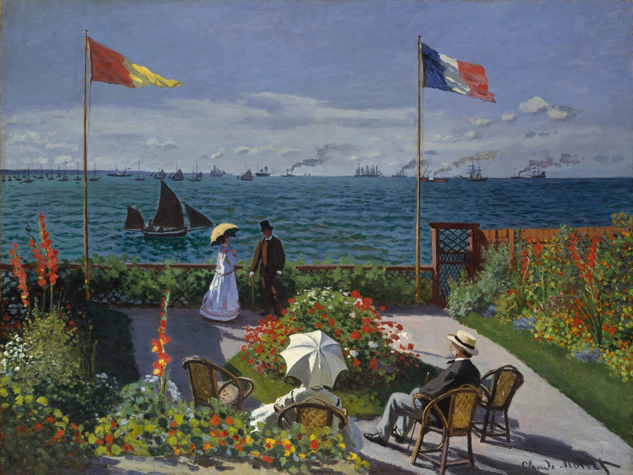 Terrass i Sainte-Adresse W95 - Claude Monet