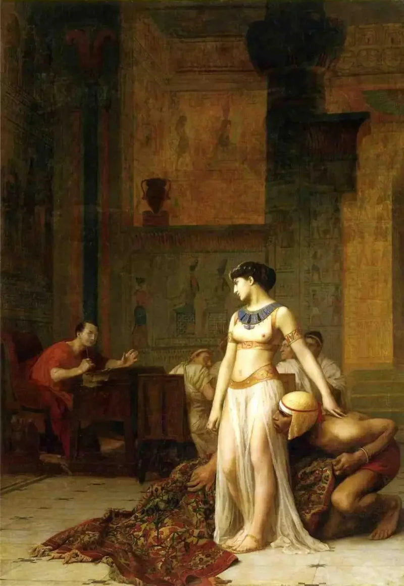 Kleopatra och Caesar - Jean-Léon Gérôme