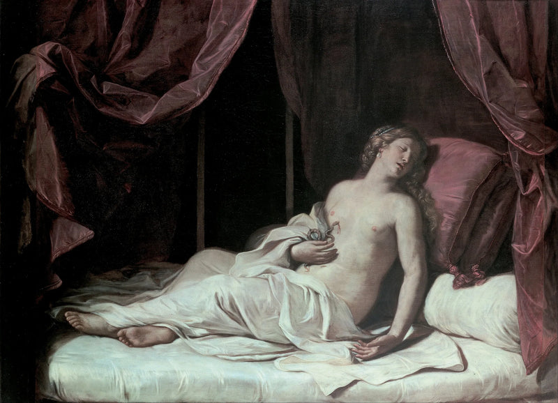 Cléopâtre döende - Guercino