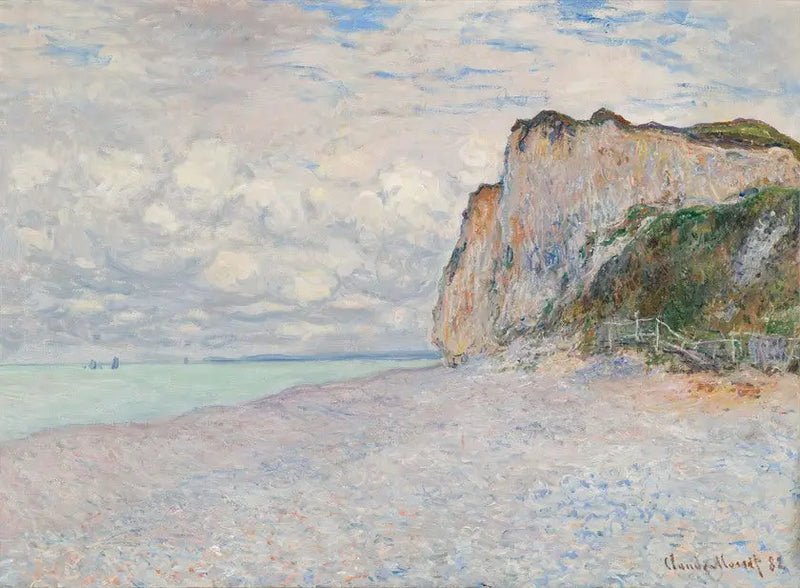 Klippor nära Dieppe - Claude Monet