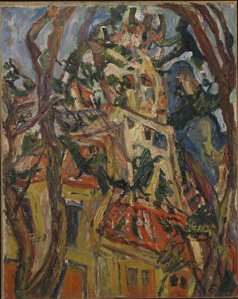 Saint-Pierre-klockan i Céret - Chaim Soutine