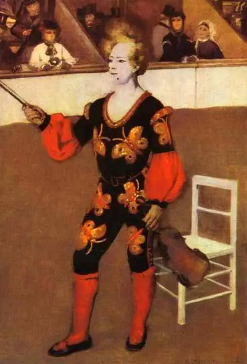 Clown på cirkus - Pierre-Auguste Renoir