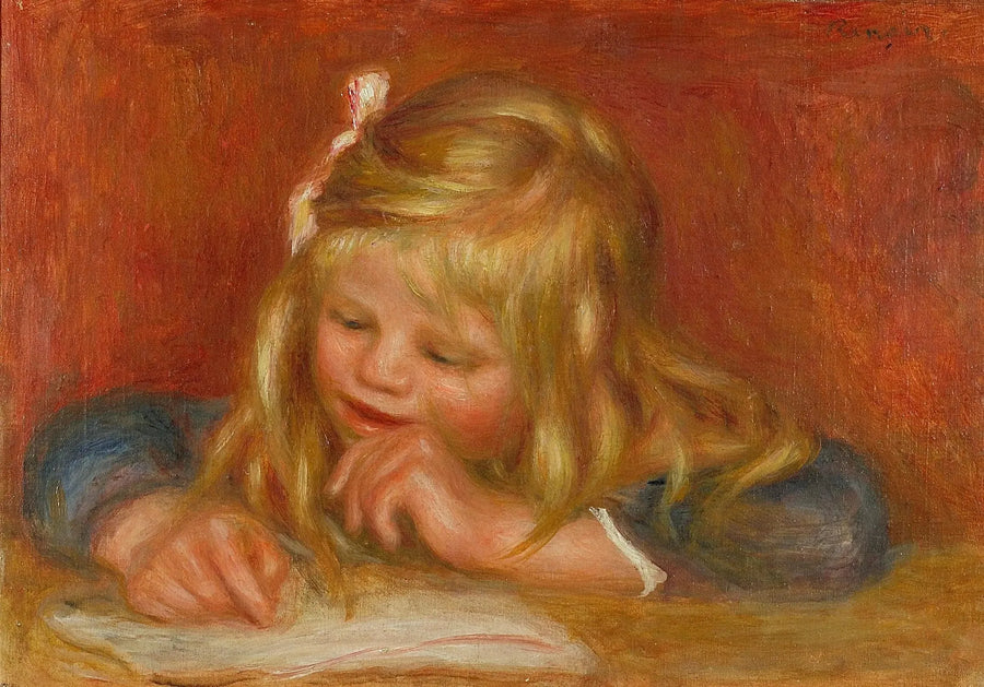Coco läser - Pierre-Auguste Renoir