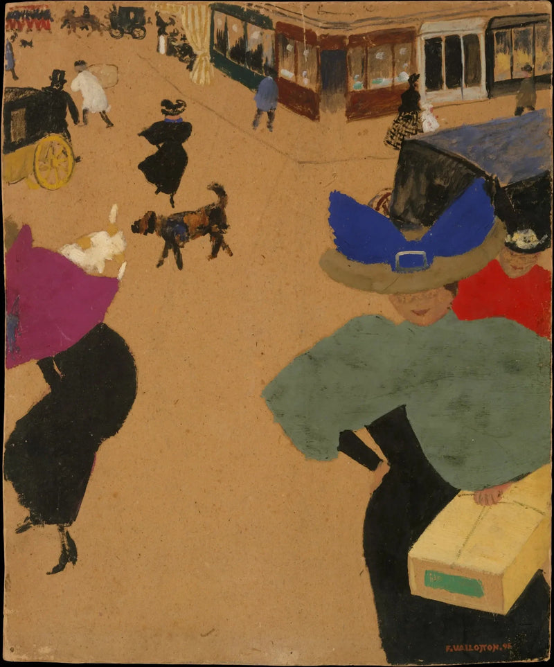 Gatuhörn i Paris - Félix Vallotton