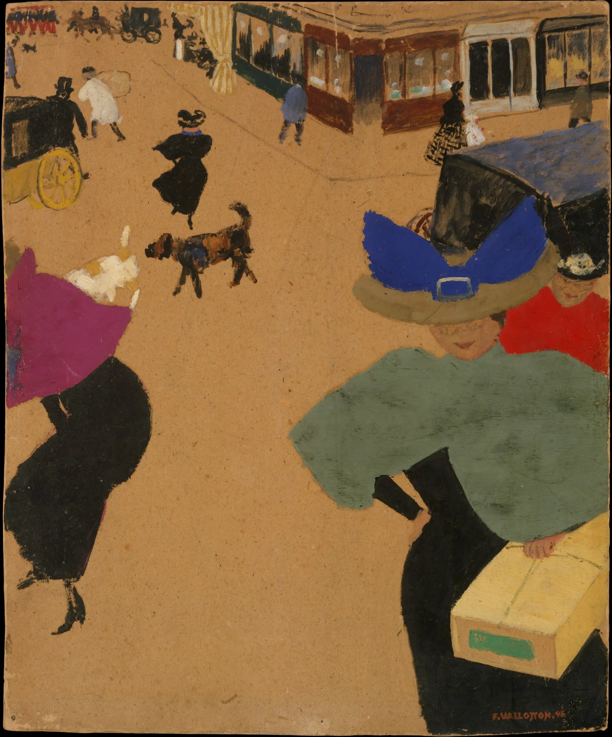Coin de rue à Paris - Félix Vallotton - Alpha Reproduction