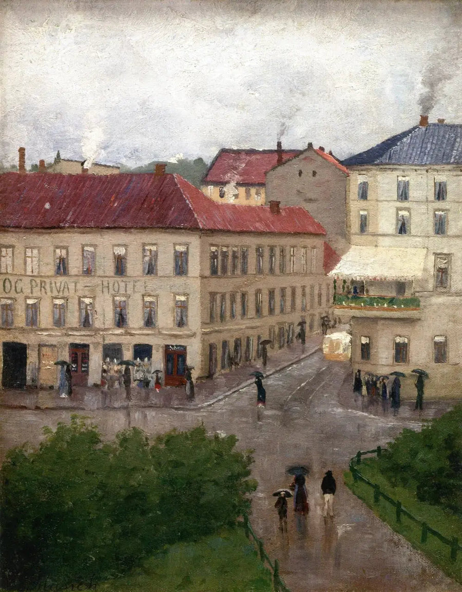 Gatuhörn på Karl Johan, Grand Café - Edvard Munch