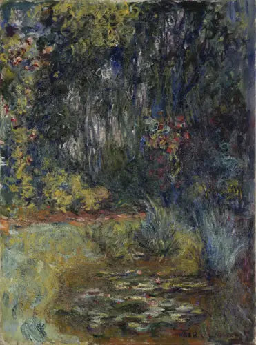 Näckrosdammen hörn - Claude Monet