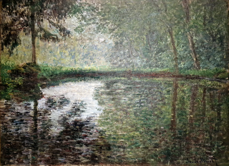 Hörnet av dammen i Montgeron W419 - Claude Monet