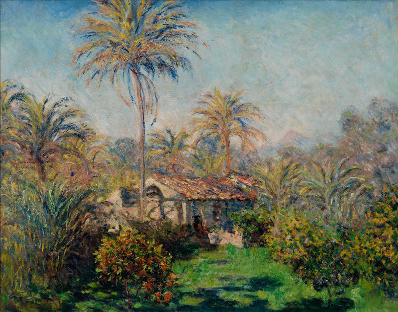 En bondgårdshörna i Bordighera - Claude Monet