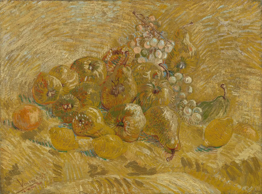 Kvitten, citroner, päron och druvor - Vincent van Gogh