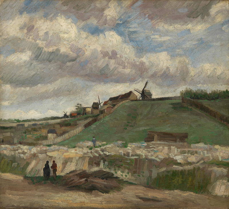 Kullen Montmartre med stenbrottet - Vincent van Gogh