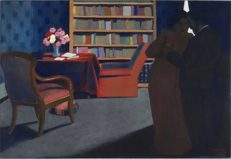 Sentimental konferens - Félix Vallotton
