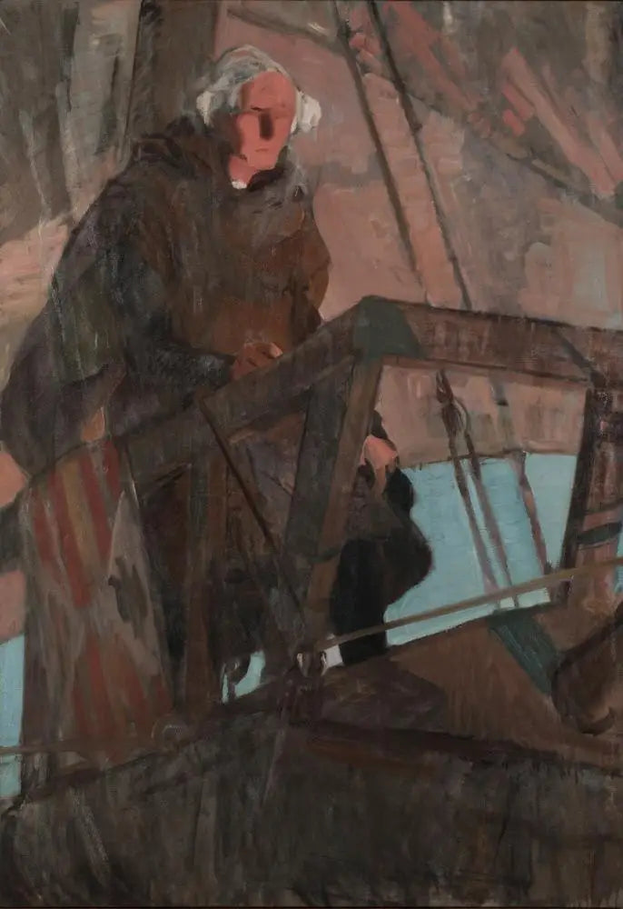 Columbus lämnar Palos (på akterdäck) - Joaquín Sorolla