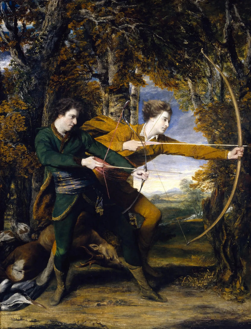 Överstelöjtnant Acland och Lord Sydney: Archers - Joshua Reynolds