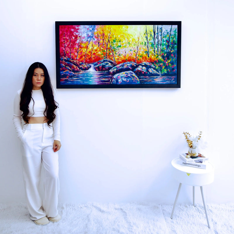 Färgad skog | 120 x 60 cm