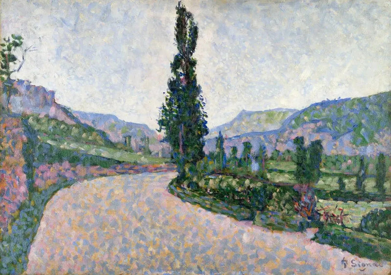 Comblat-le-Château. Poppelträd - Paul Signac