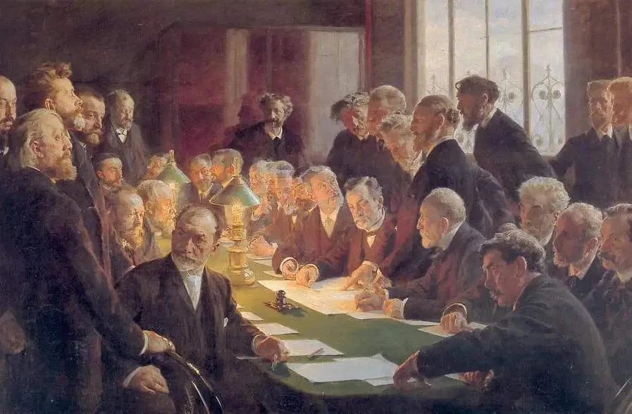 Kommittén för den franska konstutställningen i Köpenhamn 1888 - Peder Severin Krøyer