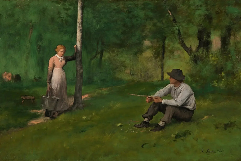 Minnesmärke - George Inness
