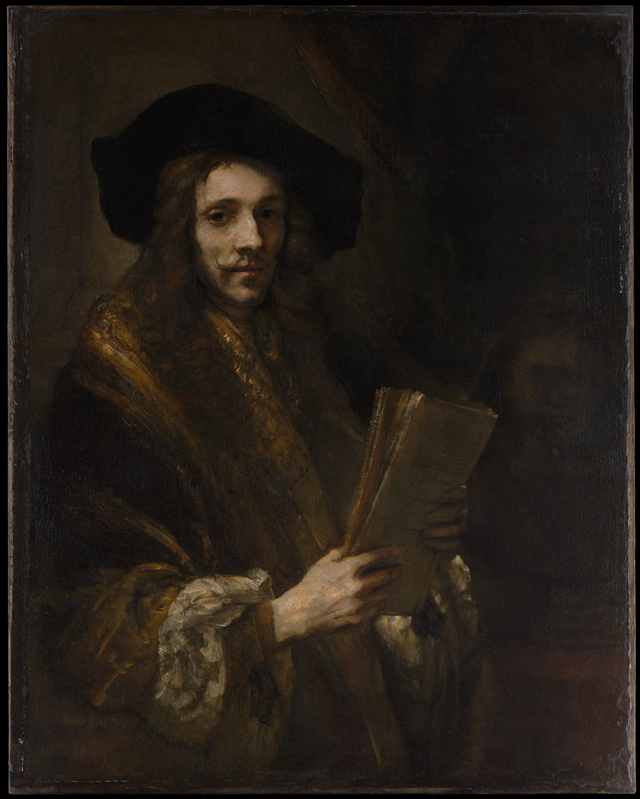 Porträtt av en man ("Auktionarius") - Rembrandt