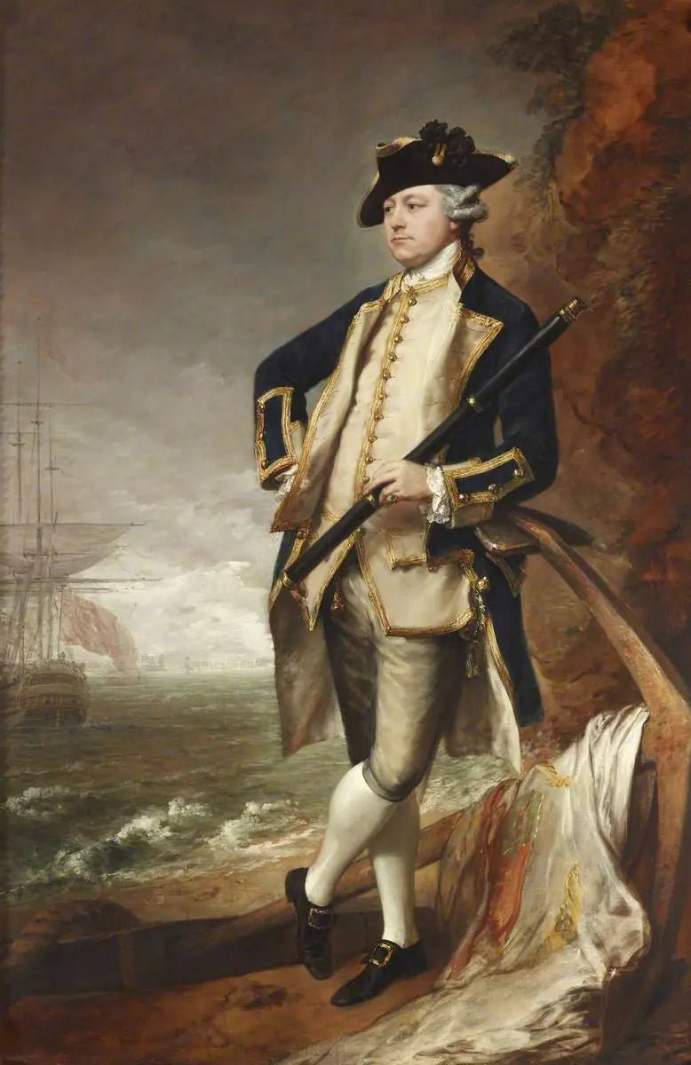 Commodore den hedervärde Augustus Hervey, senare viceamiral och tredje earl av Bristol (1724-1779) - Thomas Gainsborough