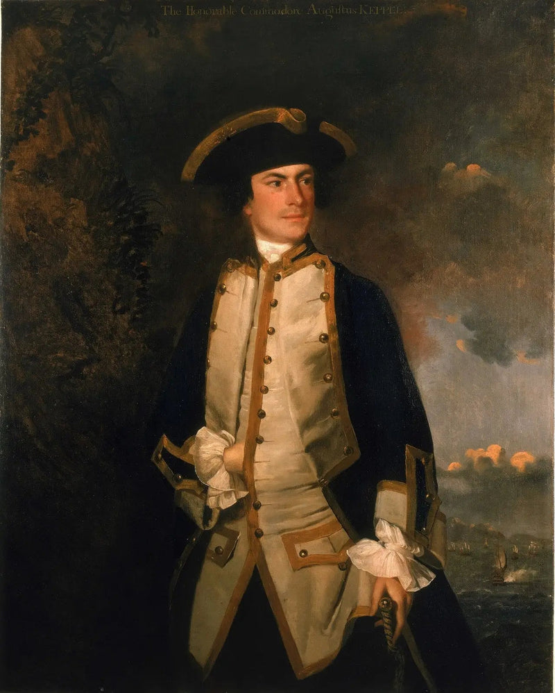 Commodore den ärorike Augustus Keppel - Joshua Reynolds