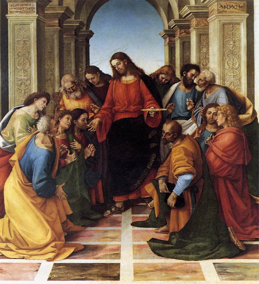 Nattvarden med apostlarna - Luca Signorelli