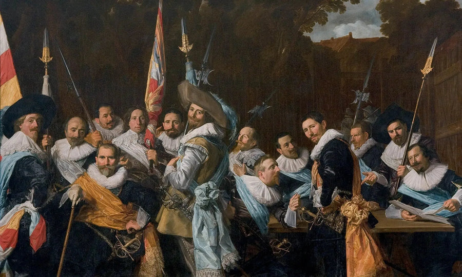 Den borgerliga milisens kompani av musketörer från Saint-Adrien, Haarlem 1633 - Frans Hals