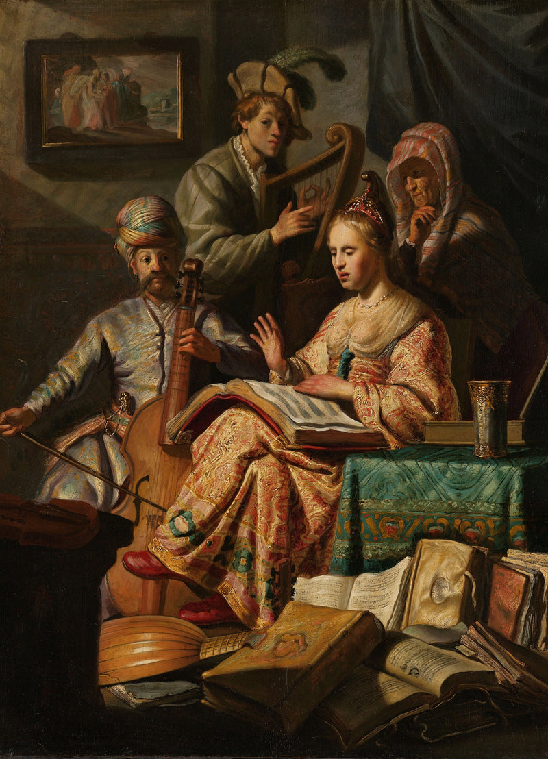 Musikalisk sällskap - Rembrandt