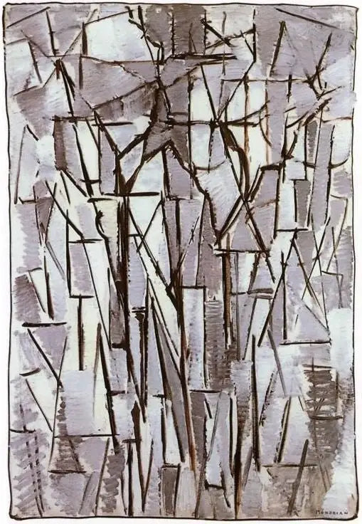Komposition Träd II - Piet Mondrian