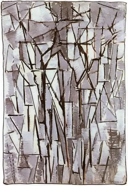 Komposition Träd II - Piet Mondrian